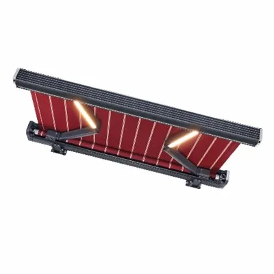 Markisen mit Gelenkarmen und Rollo