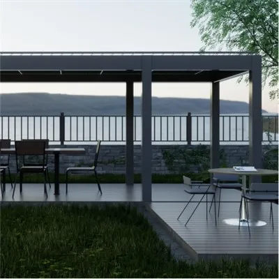 Pergola mit Lamellen